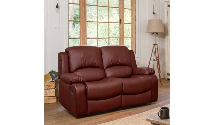Artemis Home Glendale 2 Seat Manual Recliner Sofa - Burgundy