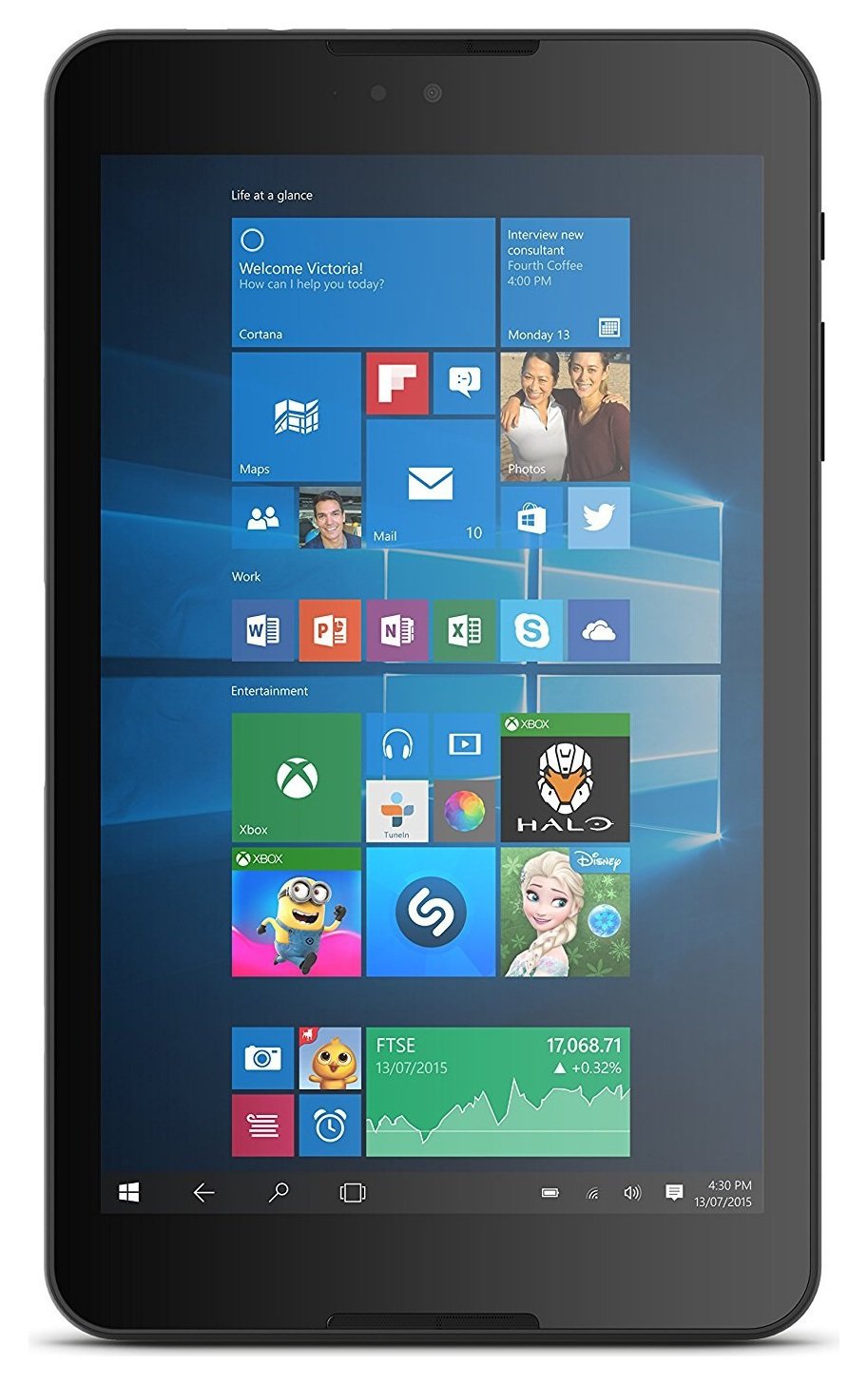 Linx 820 8 Inch Windows 10 Tablet - Black