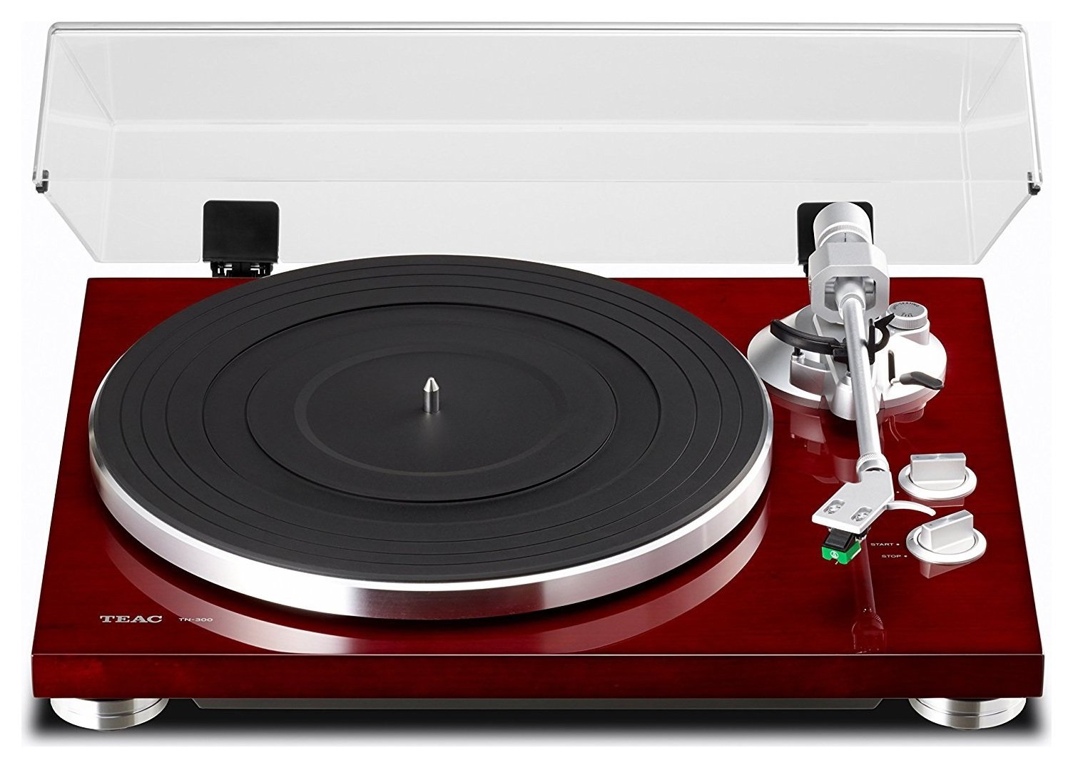 Teac TN-300 USB Turntable - Glossy Cherry