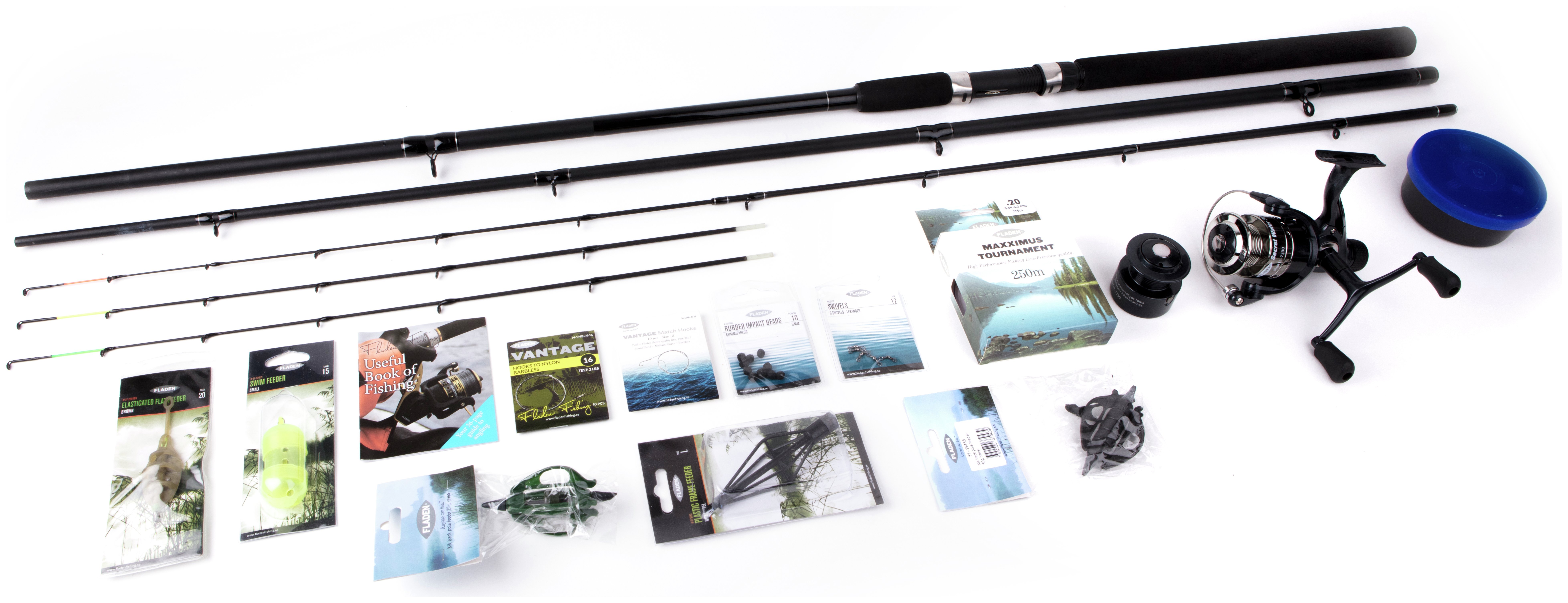 Fladen 10ft Feeder Leger Rod and Reel Set with Accessories