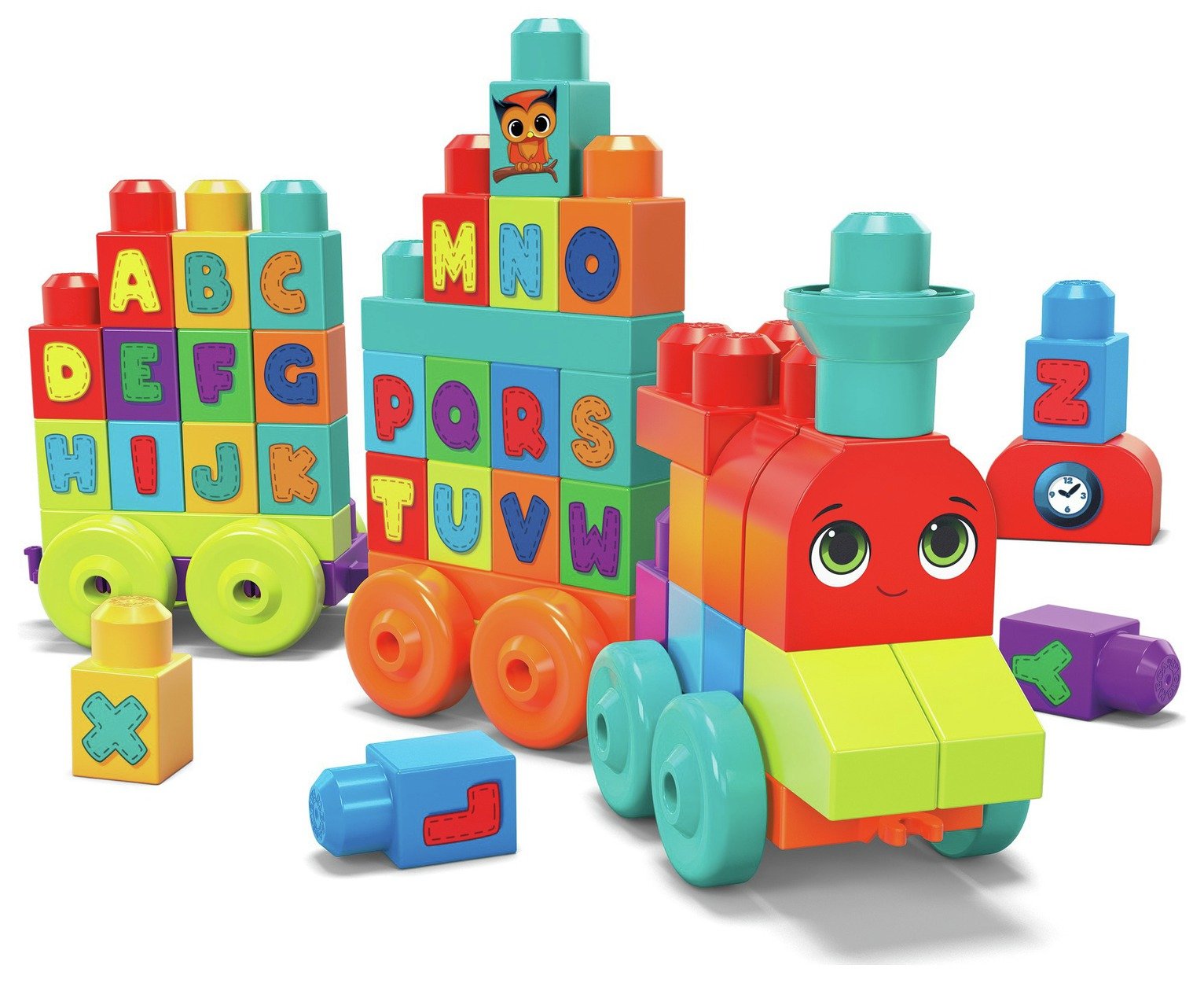 mega bloks abc musical train building set