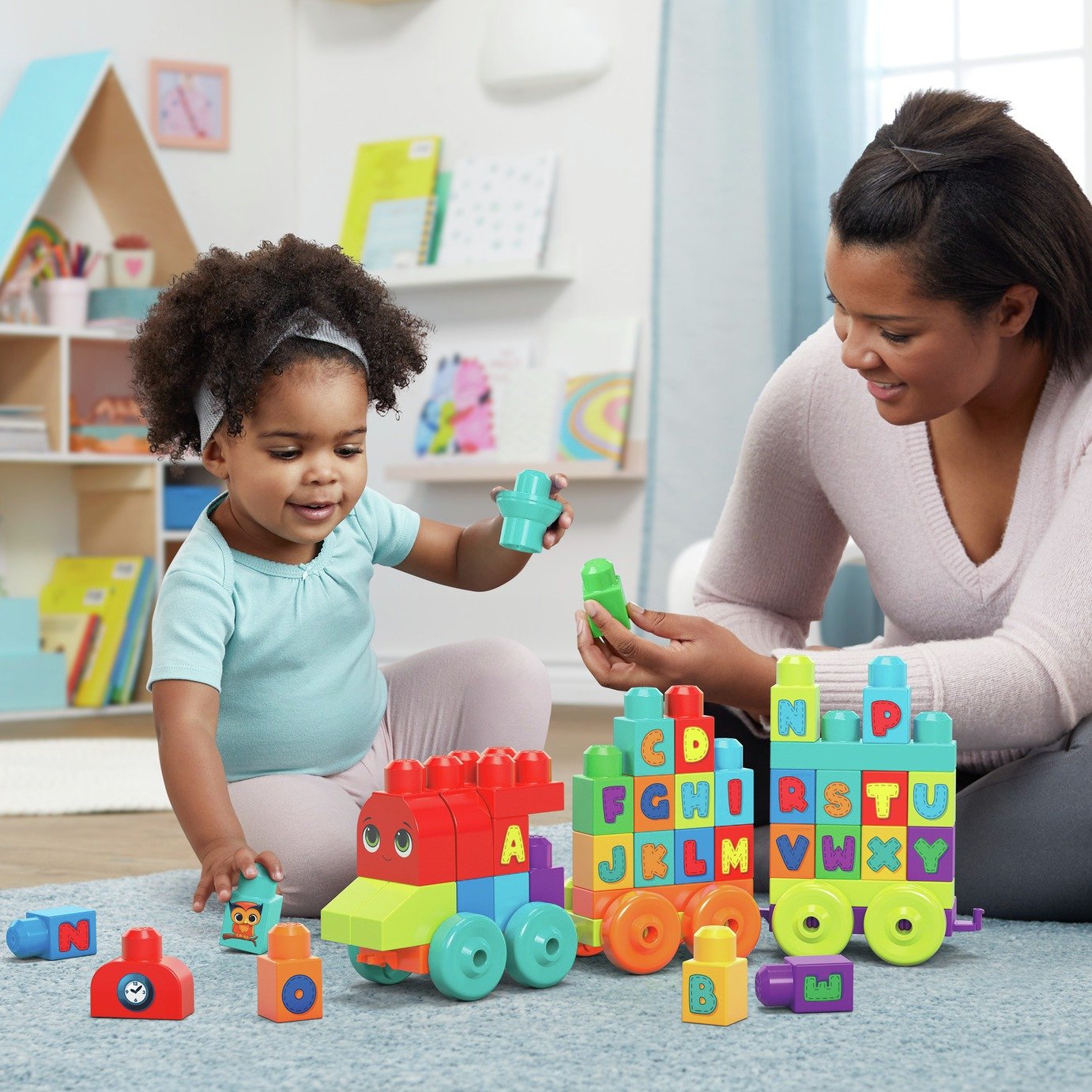 mega bloks abc learning train