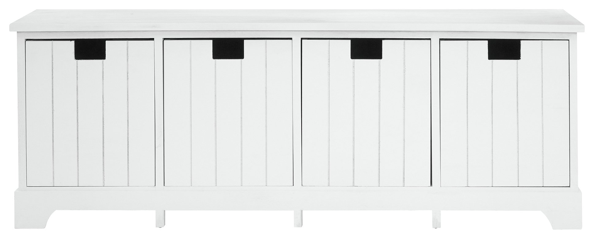 Premier Housewares New England Bench Drawer Unit - White.