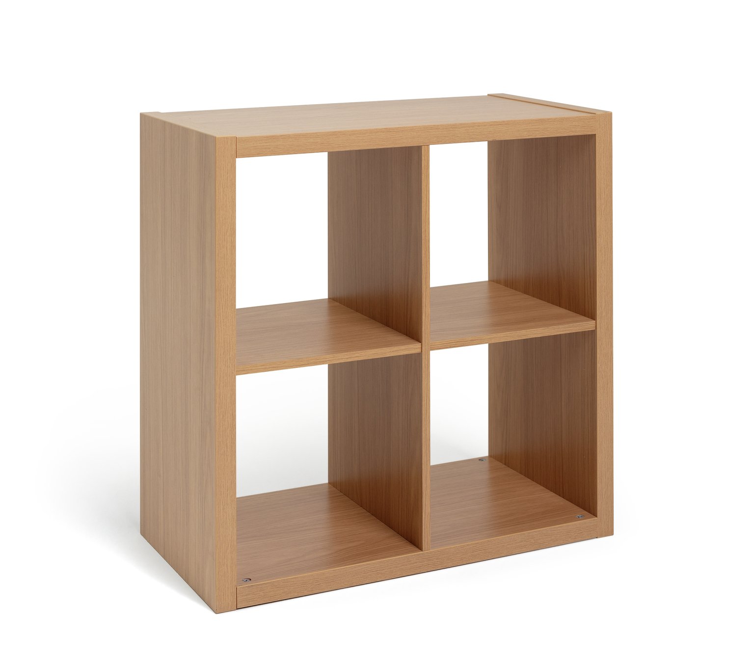 Habitat Squares Plus 4 Cube Storage Unit - Oak Effect