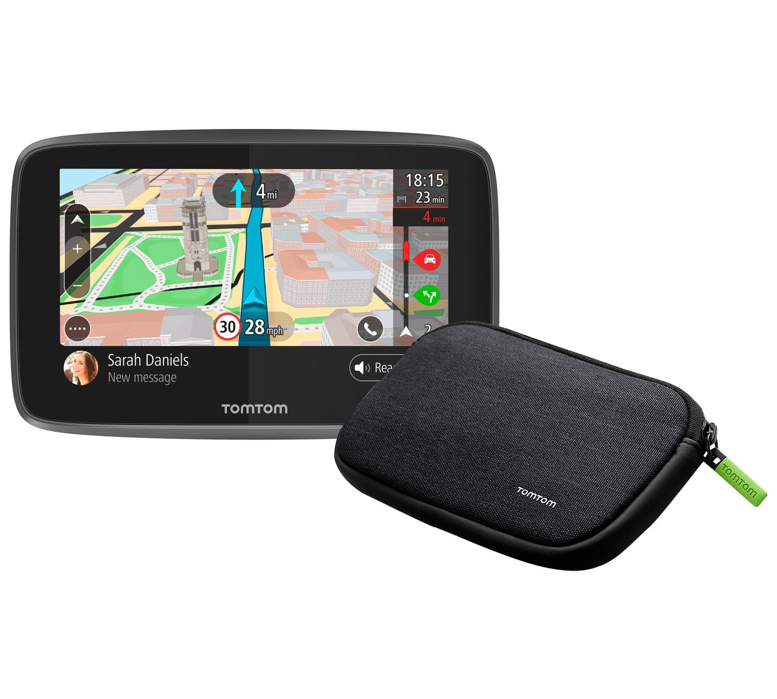TomTom Start 52 5 Inch Sat Nav Western Europe Maps with case Review