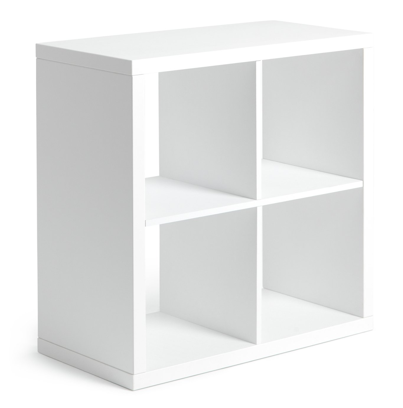 Habitat Squares Plus 4 Cube Storage Unit - White Gloss