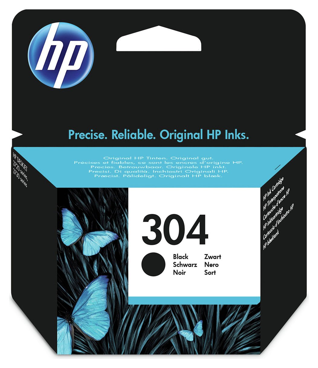 HP 304 Black Original Ink Cartridge & Instant Ink Compatible