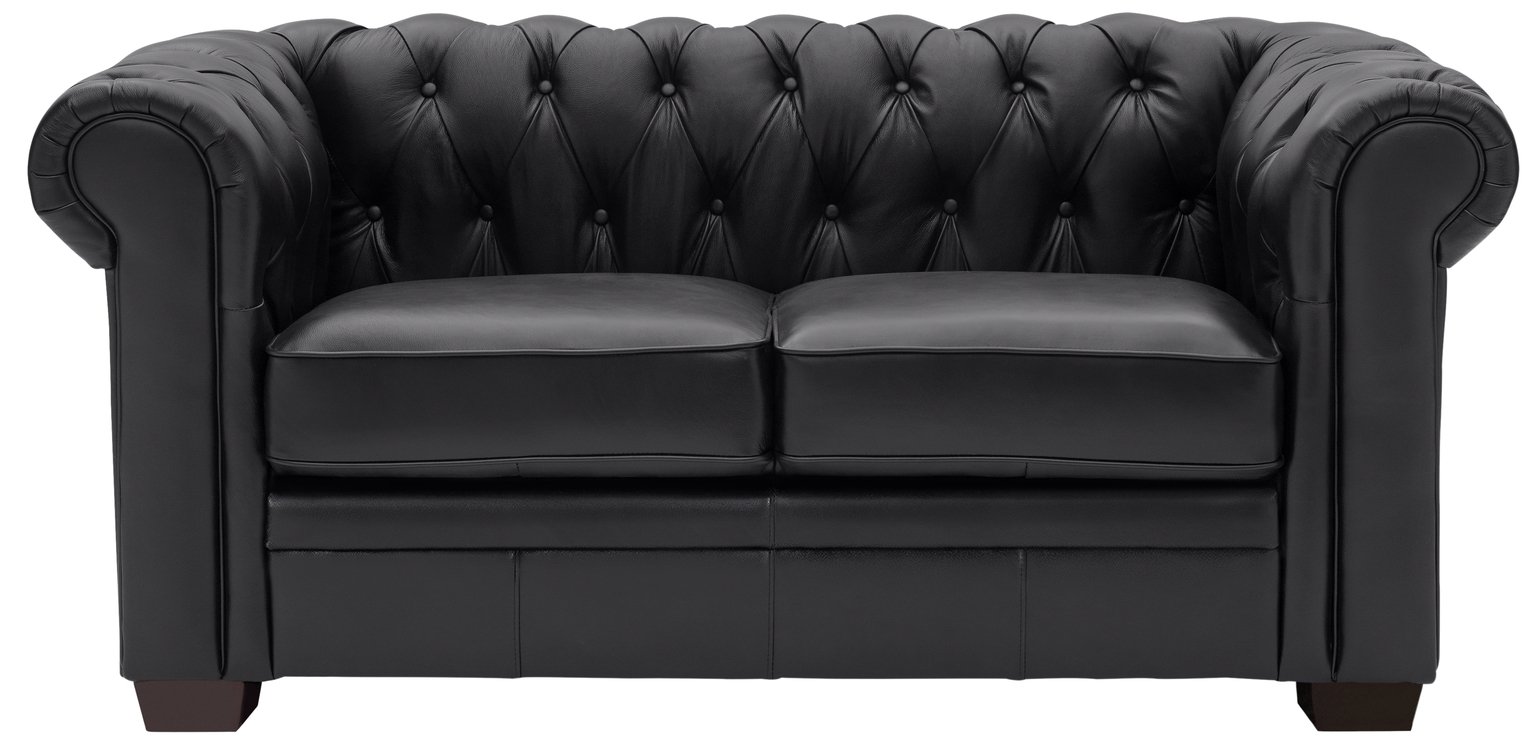 Argos Home Chesterfield 2 Seater Leather Sofa Review