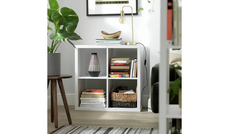 Habitat Squares Plus 4 Cube Storage Unit - White
