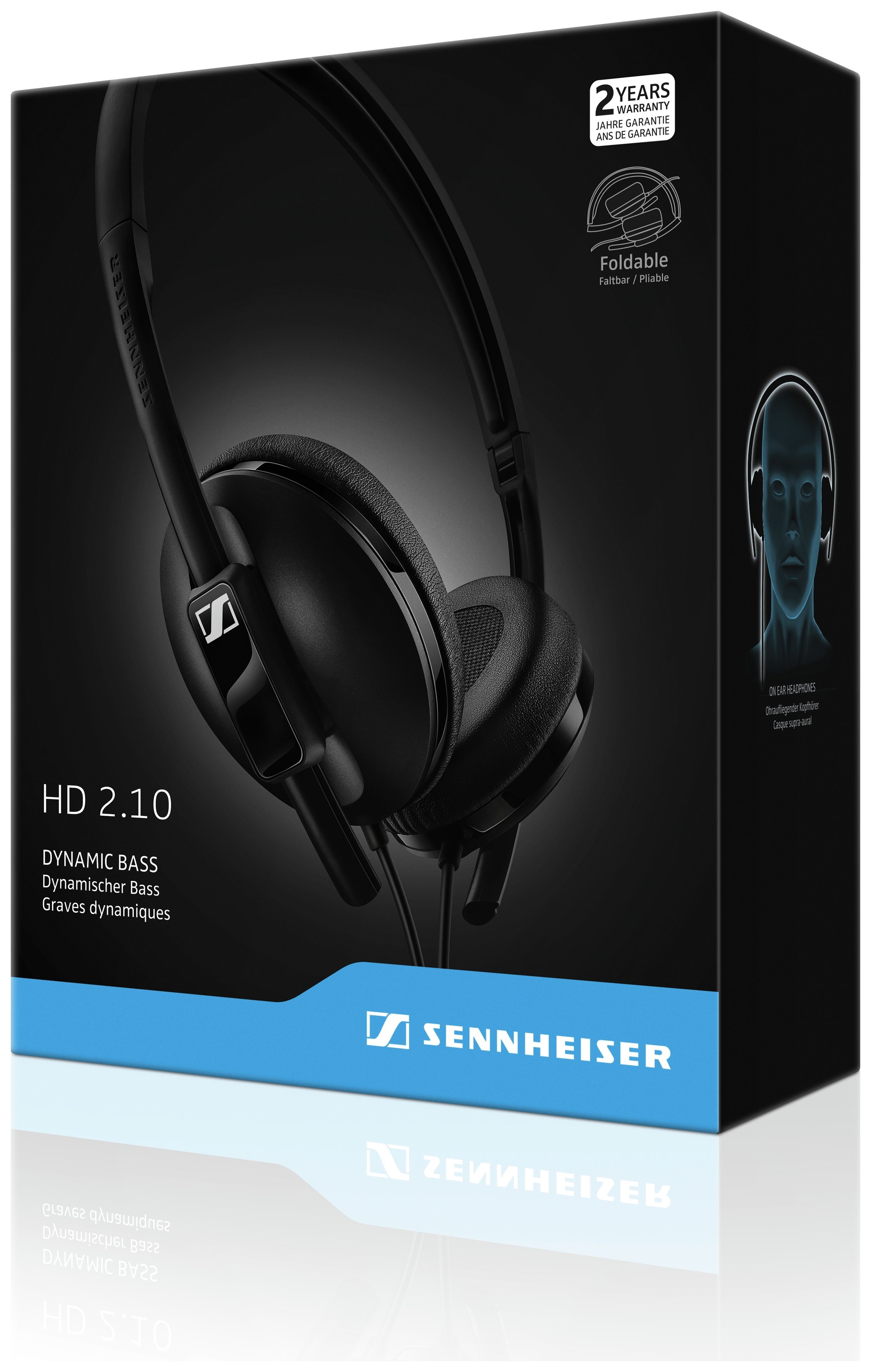 Sennheiser HD 2.10 On Ear Foldable Headphones Reviews