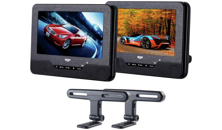 Buy Bush 7 Inch Dual Screen In Car DVD Player Black DVD and