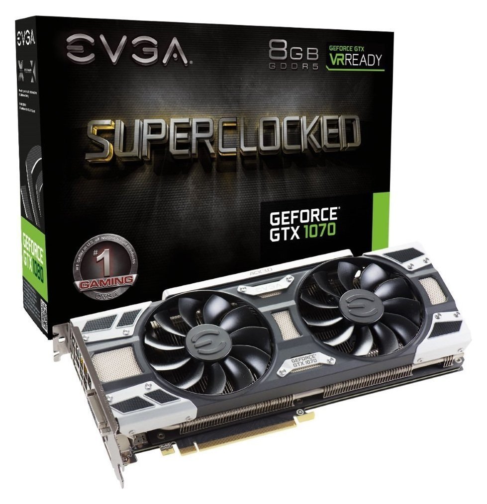 EVGA Nvidia Geforce GTX 1070 8GB ACX Gaming Graphics Card.