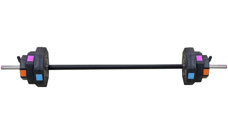 Buy Opti Vinyl Barbell Set - 20kg | Barbells | Argos