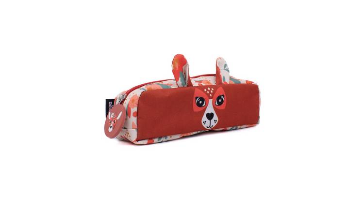 Les Deglingos 1-Zip Animal Face Pencil Case - Melimelos the Deer