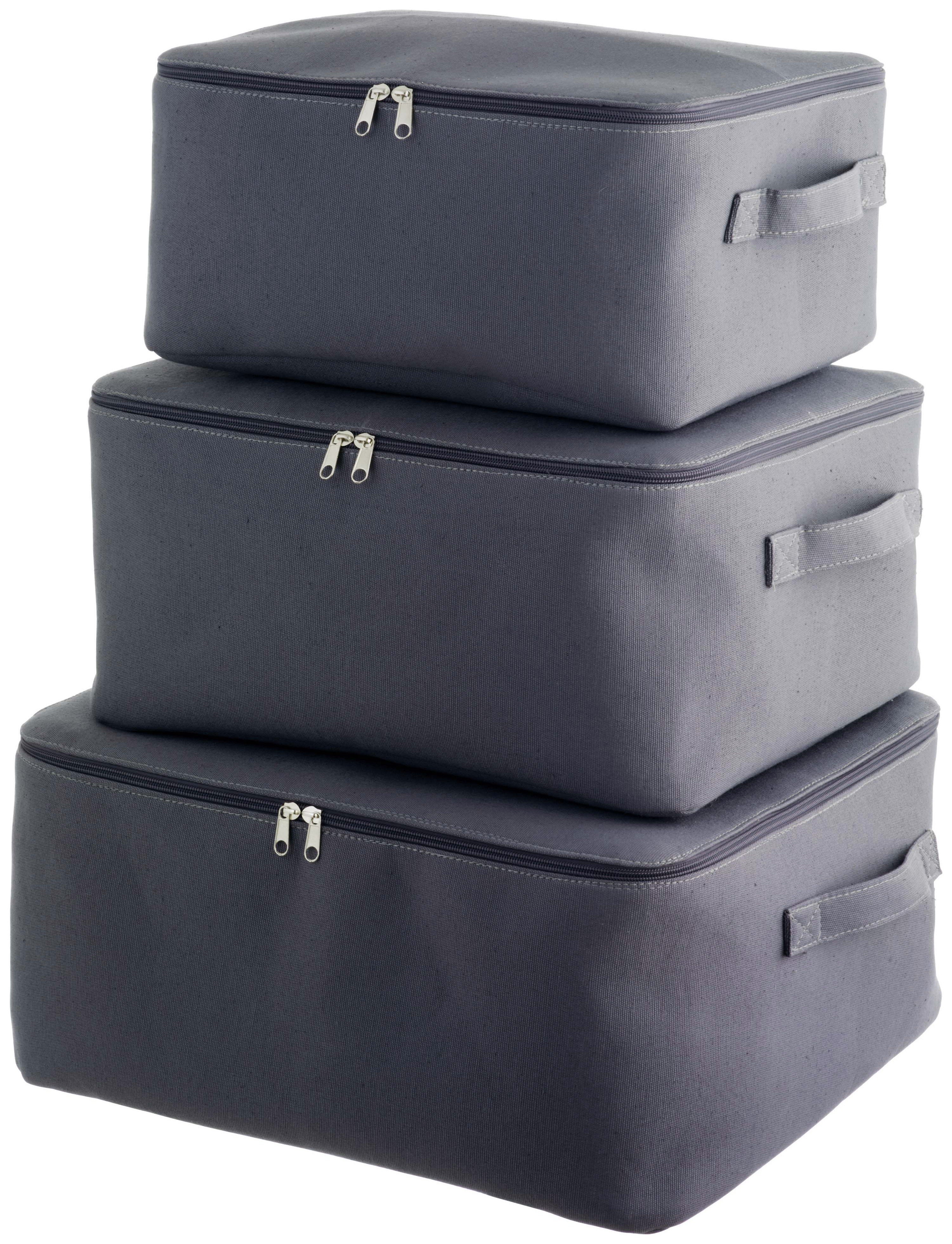 Habitat Jolie Set of 3 Storage Trunks - Grey