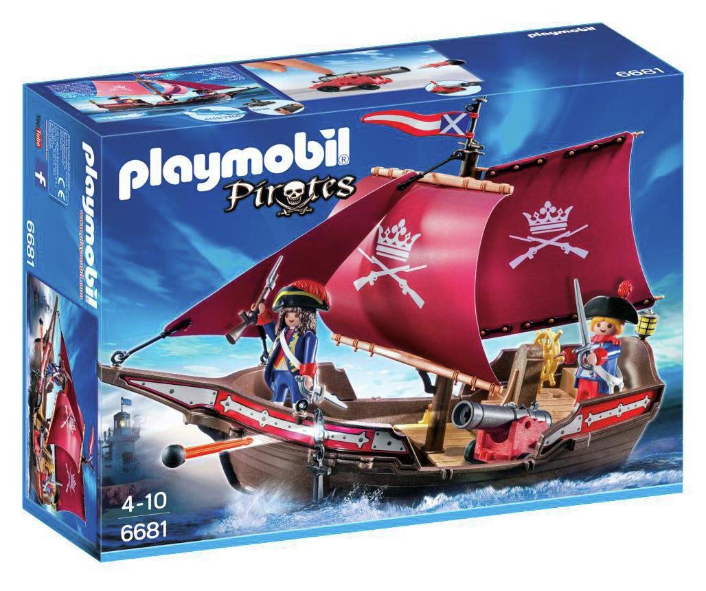 Playmobil 6681 Pirates Soldier's Patrol Boat.