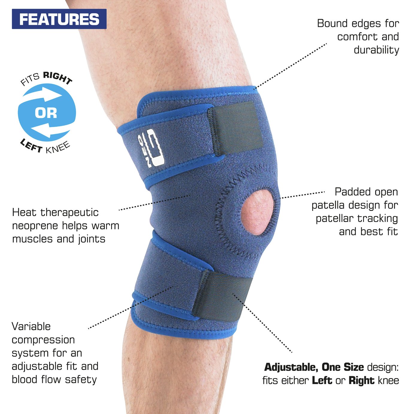 NEO G Open Knee Support Model 885 Review