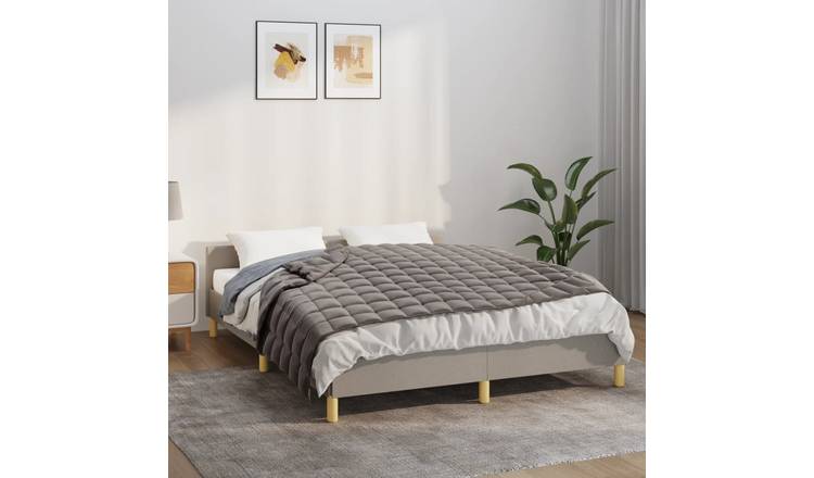 Walplus 11 kg Polyester Weighted Blanket - Grey - 152 x 203 cm