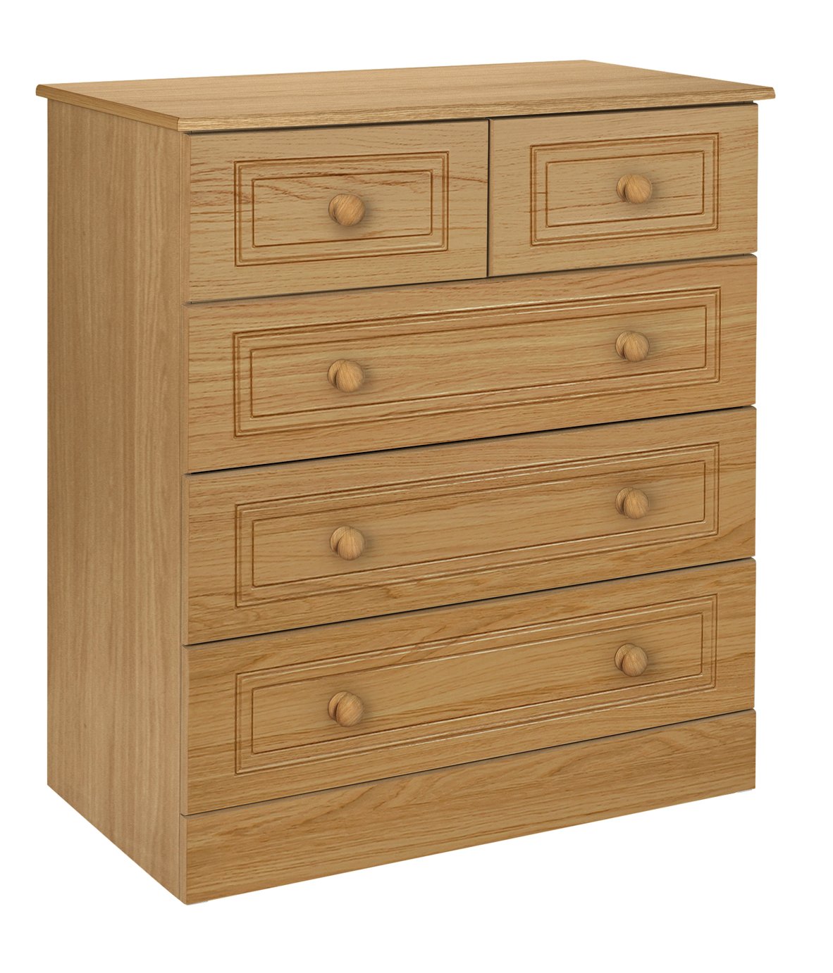 Collection Stratford 3+2 Drawer Chest - Oak Effect. Review
