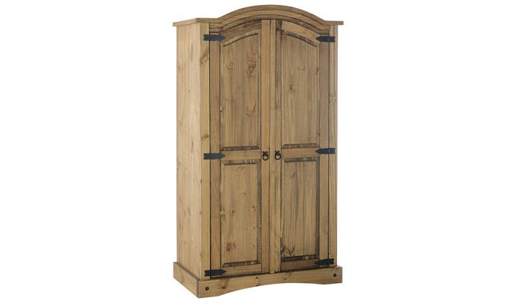 Argos Home Puerto Rico 2 Door Wardrobe - Dark Pine