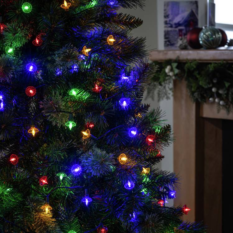 Habitat 150 Multicoloured Pickwick LED Christmas Tree Lights 0
