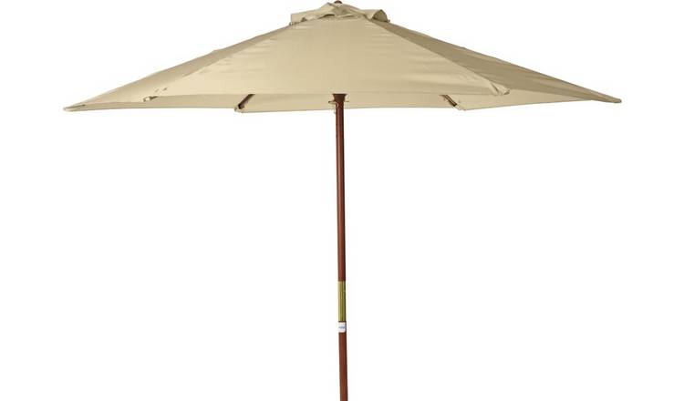 Buy Argos Home 2m Water Repellent Garden Parasol Cream Garden