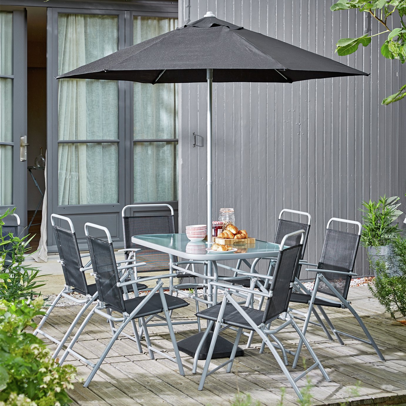 Argos Home Pacific 6 Seater Metal Patio Set review