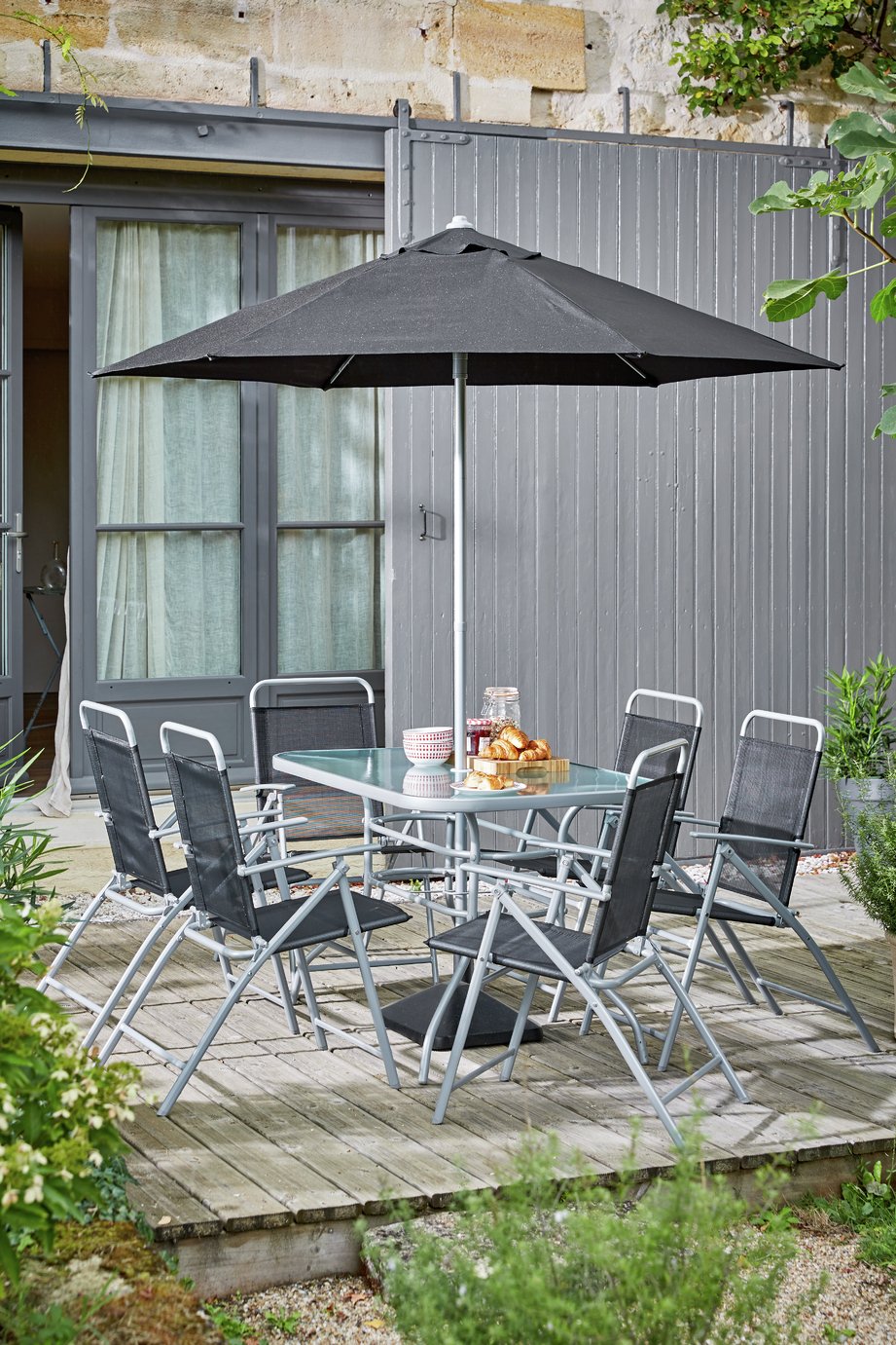 Argos Home Pacific 6 Seater Metal Patio Set Reviews Updated April 2023