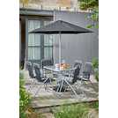 Argos home pacific 6 best sale seater metal patio set