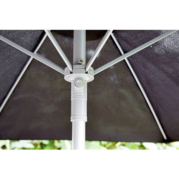 Argos Home Pacific 6 Seater Folding Metal Patio Set - Black 0