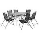 Argos home pacific 6 best sale seater metal patio set