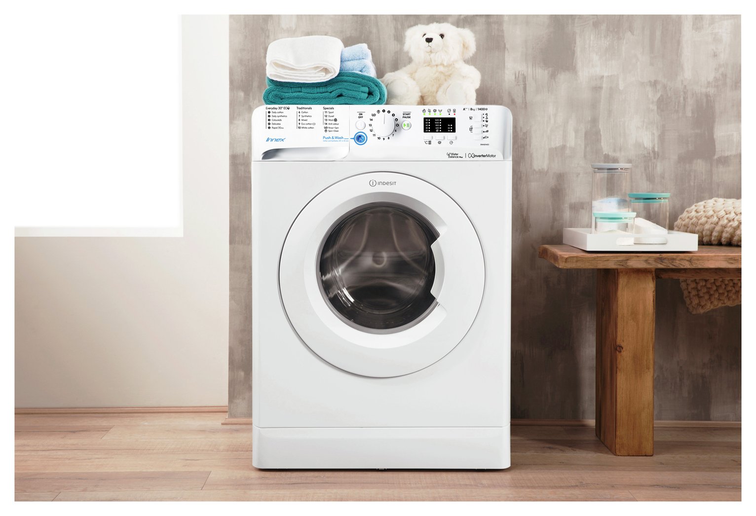 Indesit BWA81483X 8KG 1400 Spin Washing Machine Review