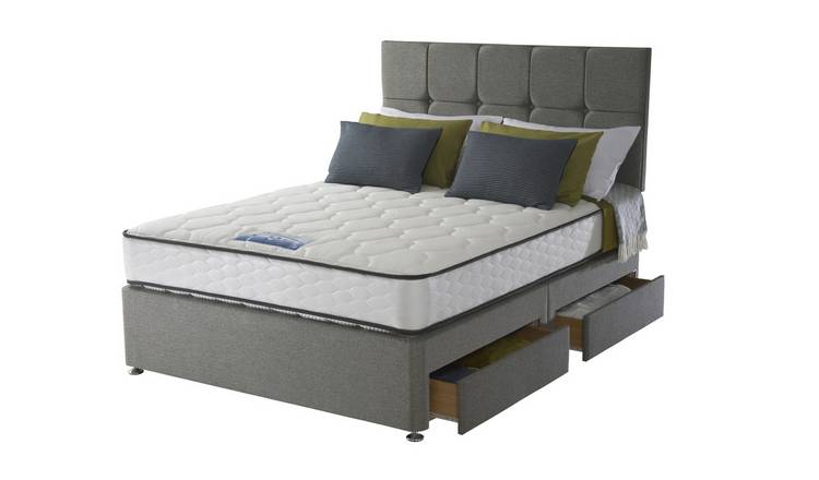 Sealy 1400 Pocket Microquilt 4 Drawer Double Divan