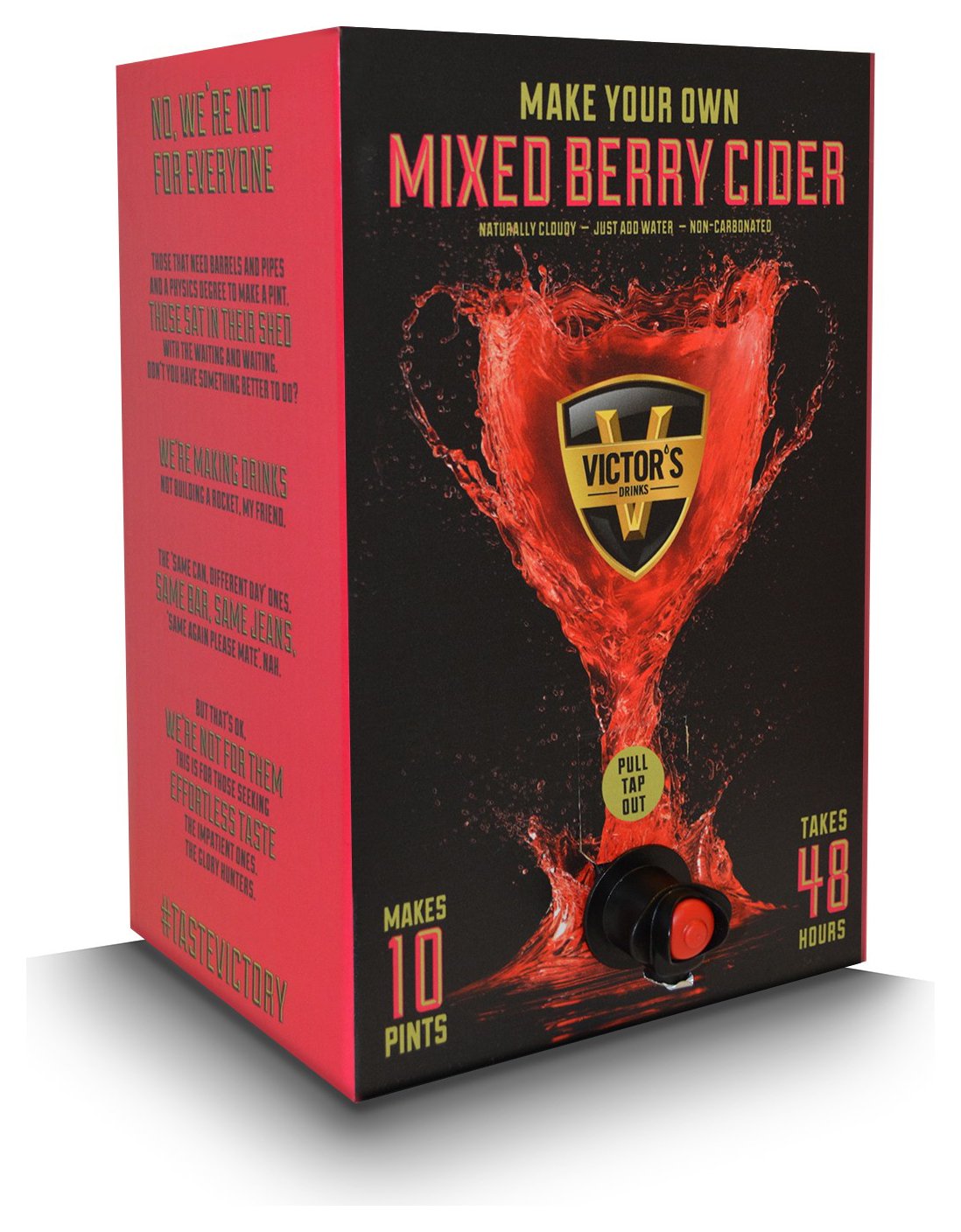 Victor's Drinks Mixed Berry Cider Home Brew Kit - 10 Pint. Review