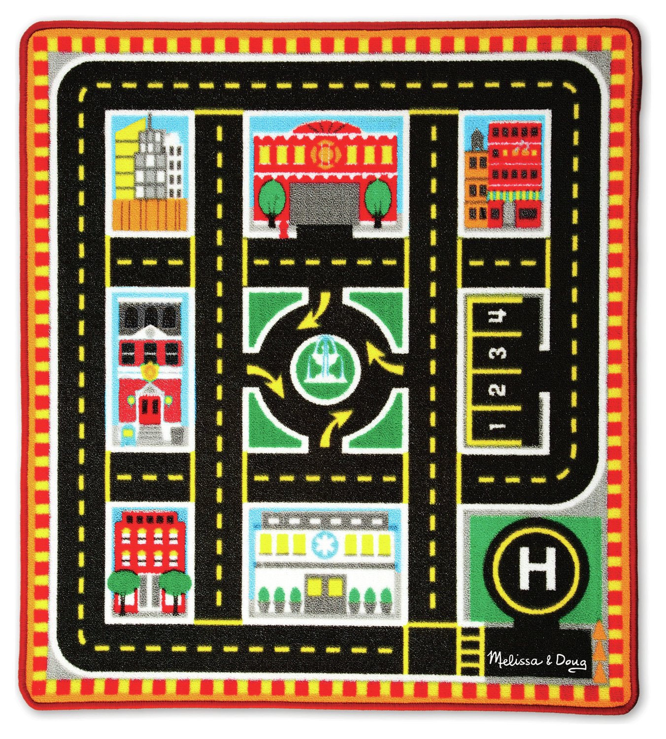 Melissa and Doug Round the City Rescue Rug. review