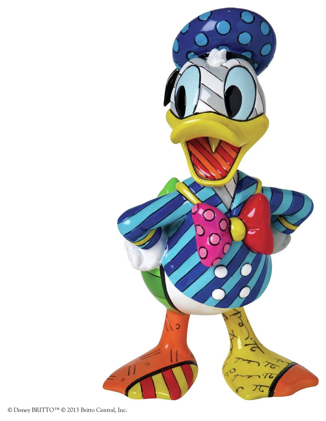 Disney By Britto Donald Duck Figurine.