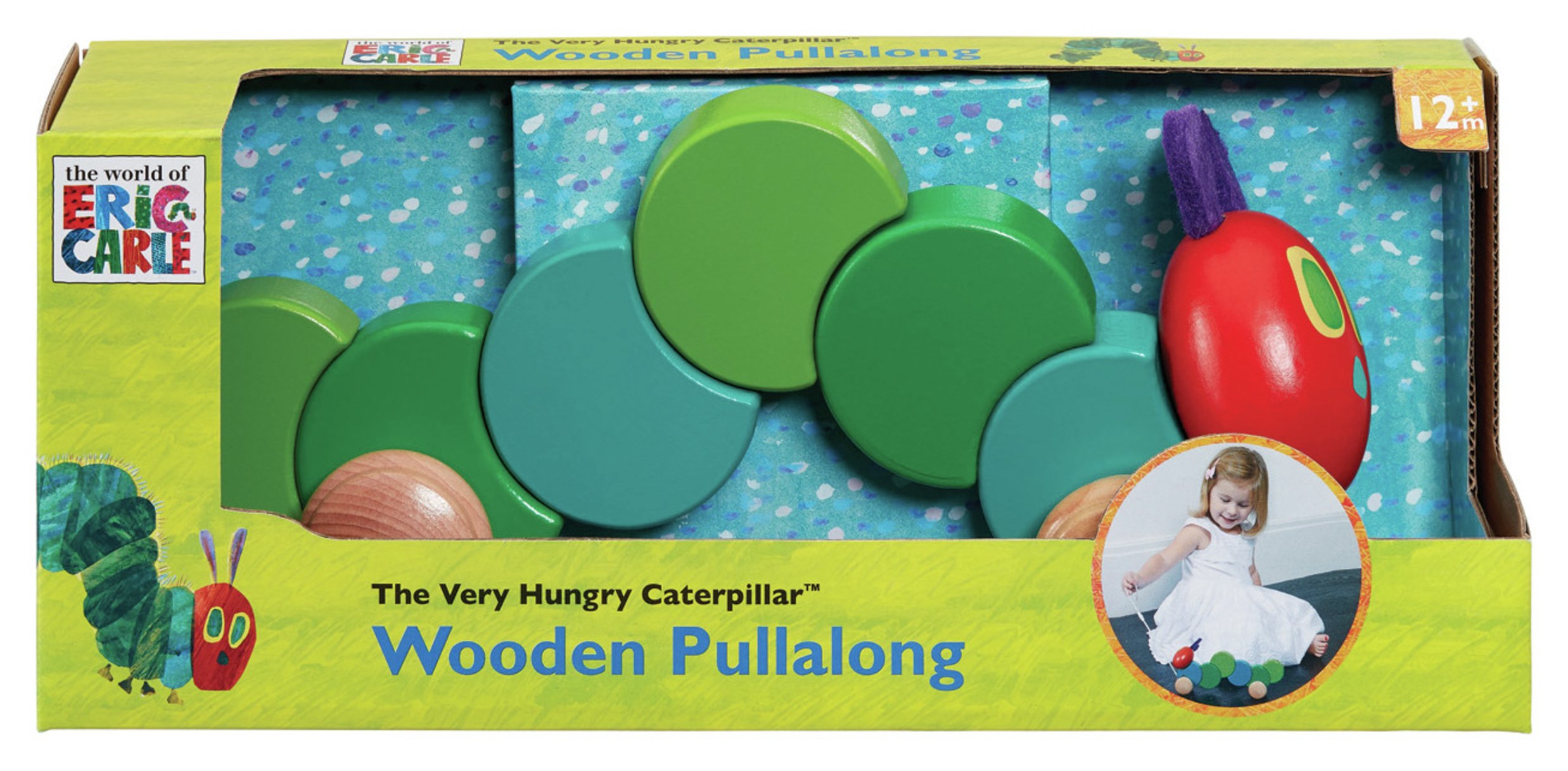 The Very Hungry Caterpillar Wooden Pull Along Toy
