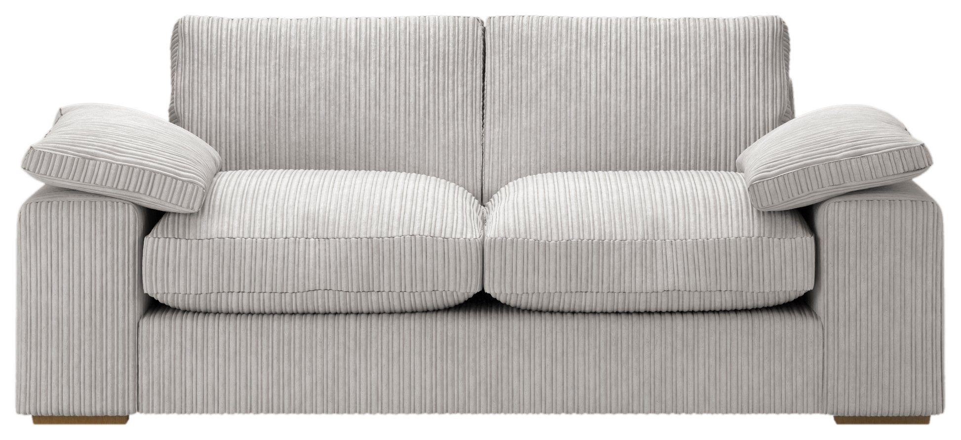 Argos Home Phoebe 2 Seater Fabric Sofa Light Grey (6518046) Argos