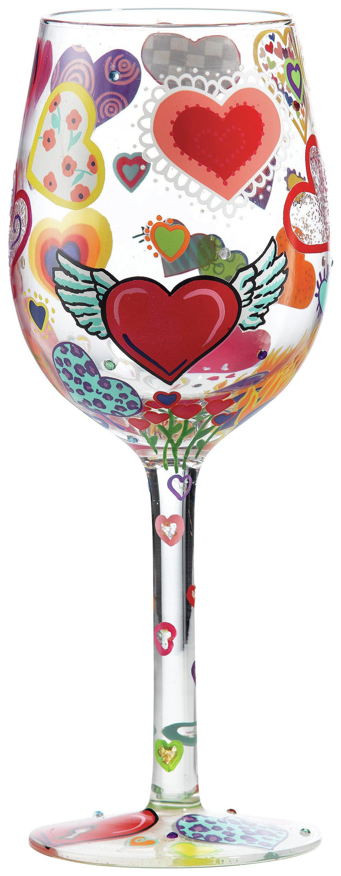 Lolita Heart Ragous Wine Glass
