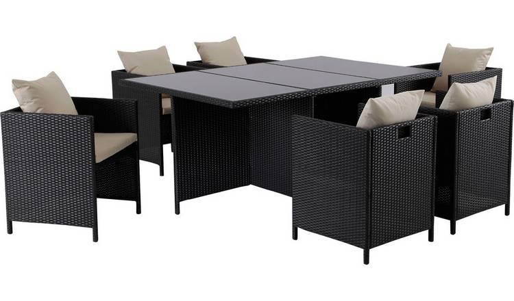 Argos rattan discount effect garden furniture