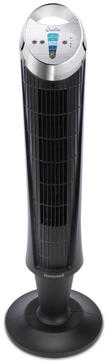 Honeywell Black Quiet Set Tower Fan with Remote Control