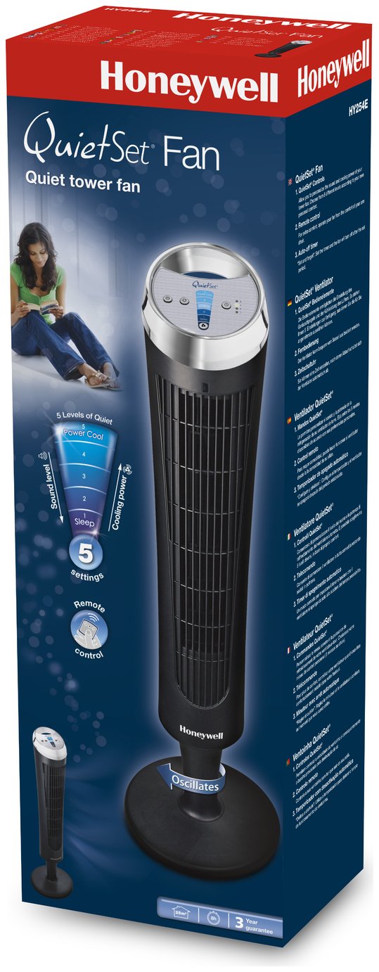 Honeywell Black Quiet Set Tower Fan with Remote Control Reviews