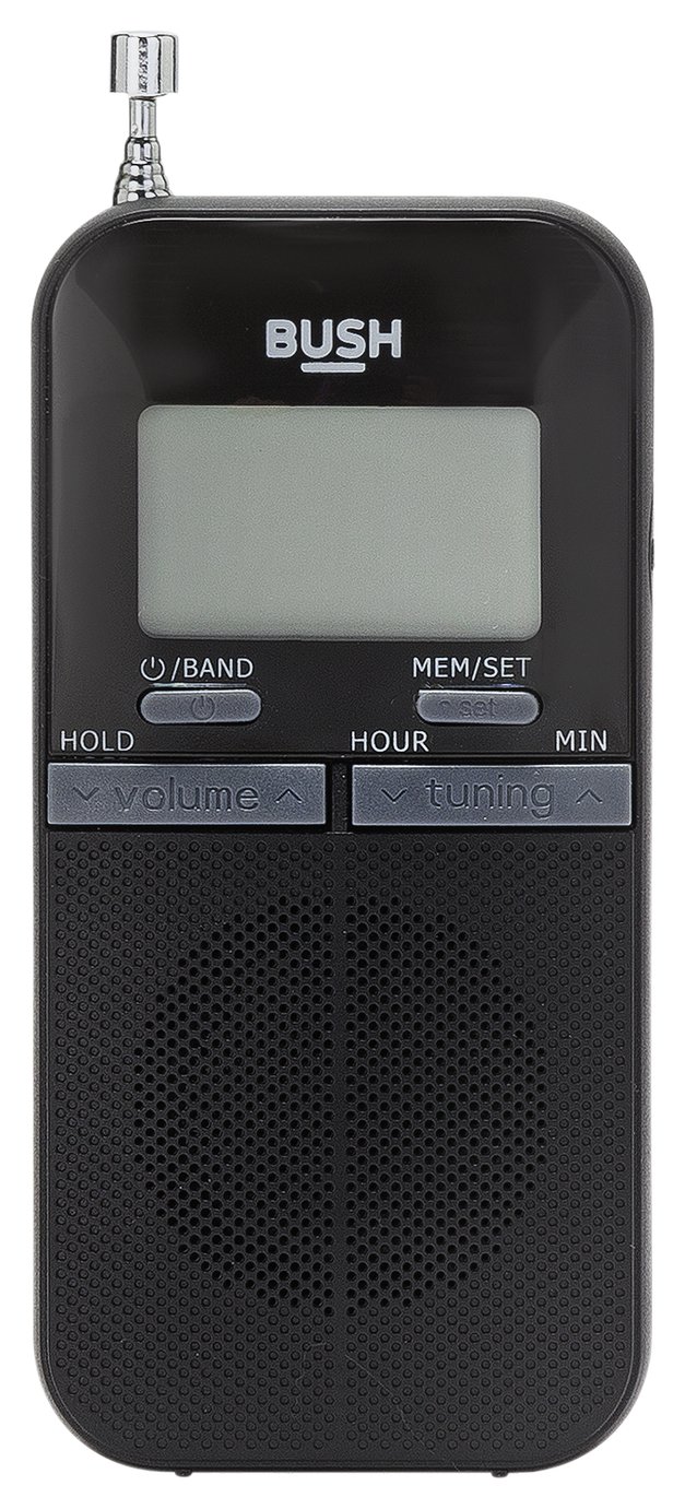 Bush Personal Portable FM Radio - Black