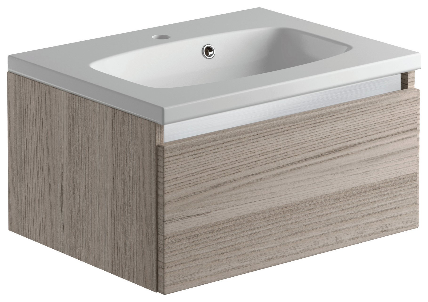 Lavari 1 Drawer Undersink Unit - Grey Drift