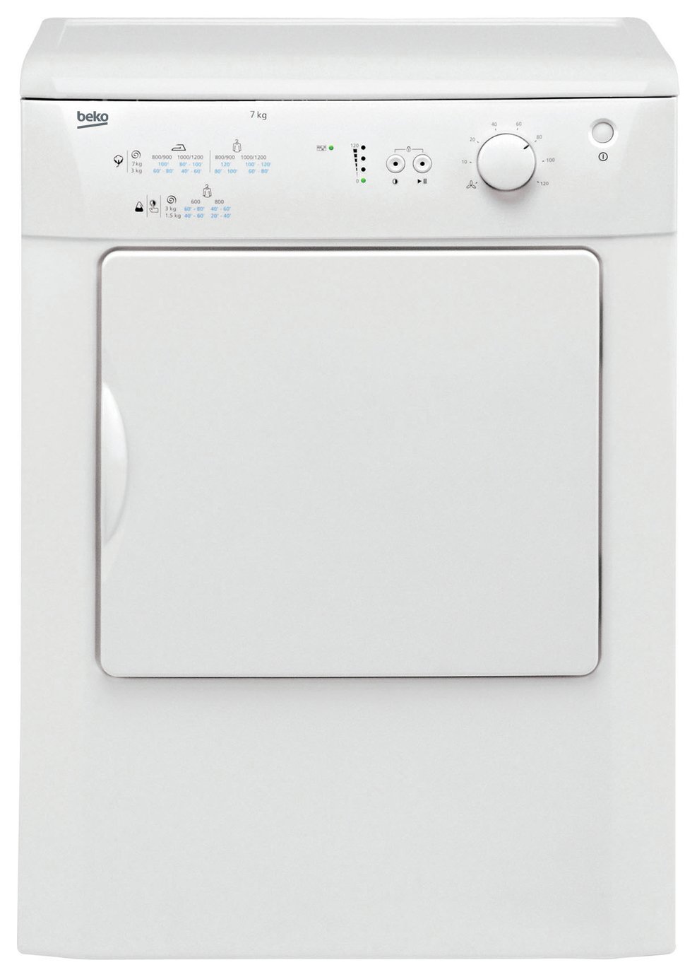 Beko DRVT71W 7KG Vented Tumble Dryer - White