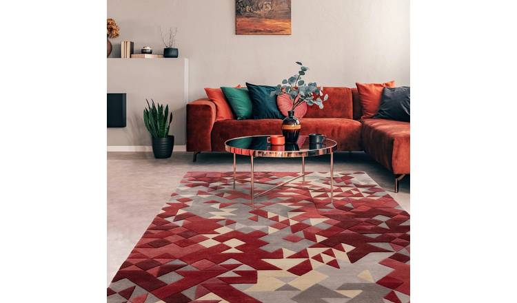 Mega Flooring Multi Handmade Geometric Rug - 120 x 170cm