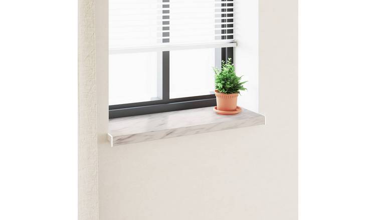 Walplus PVC Marble Texture Window Sill - Marble Texture - 100 x 30 x 4.5 cm