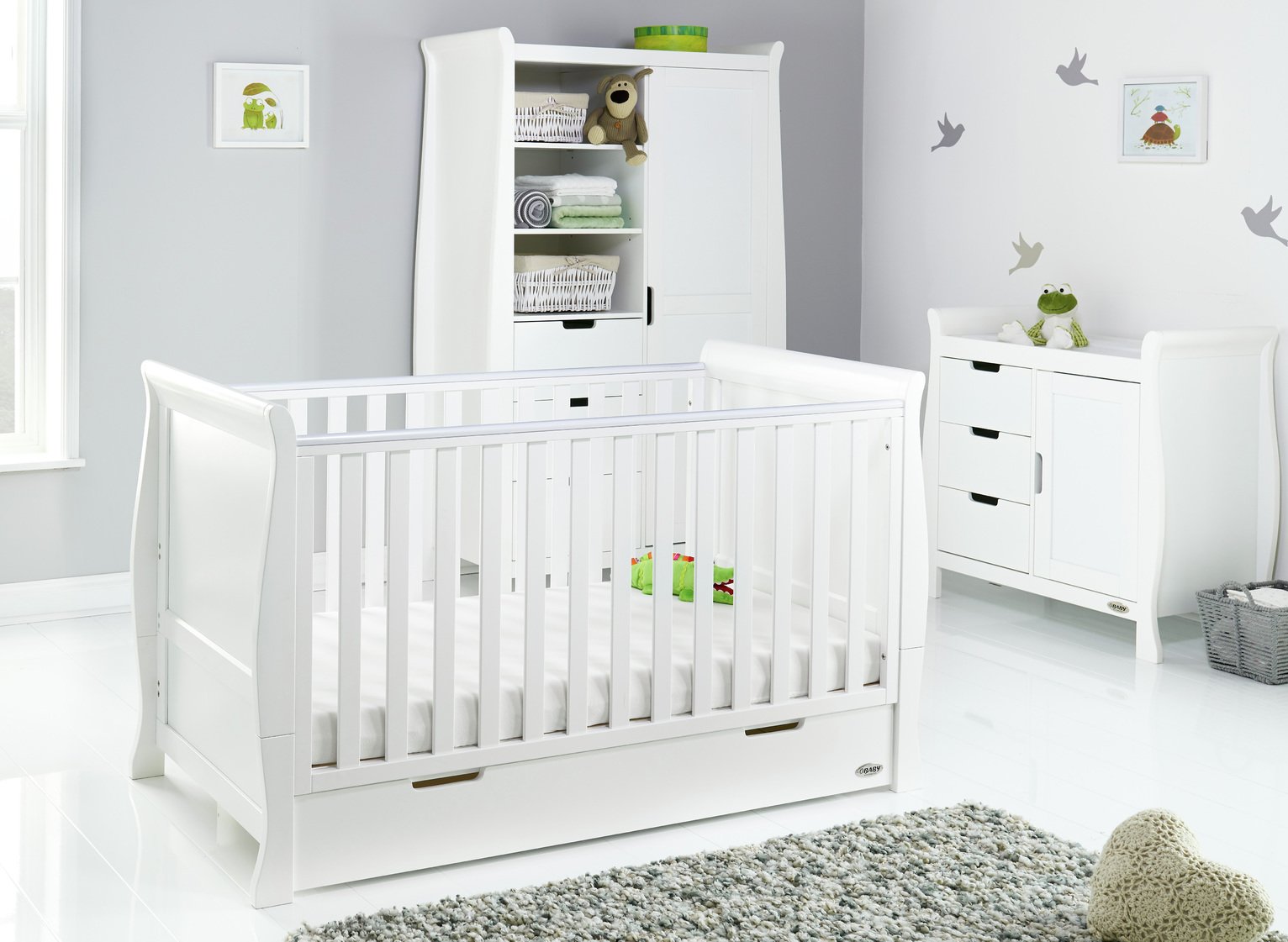 argos baby cot set