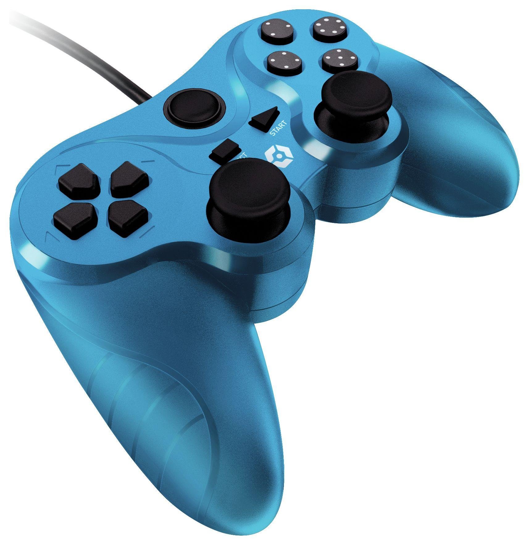 Gioteck VX3 Wired PS3 Controller - Blue