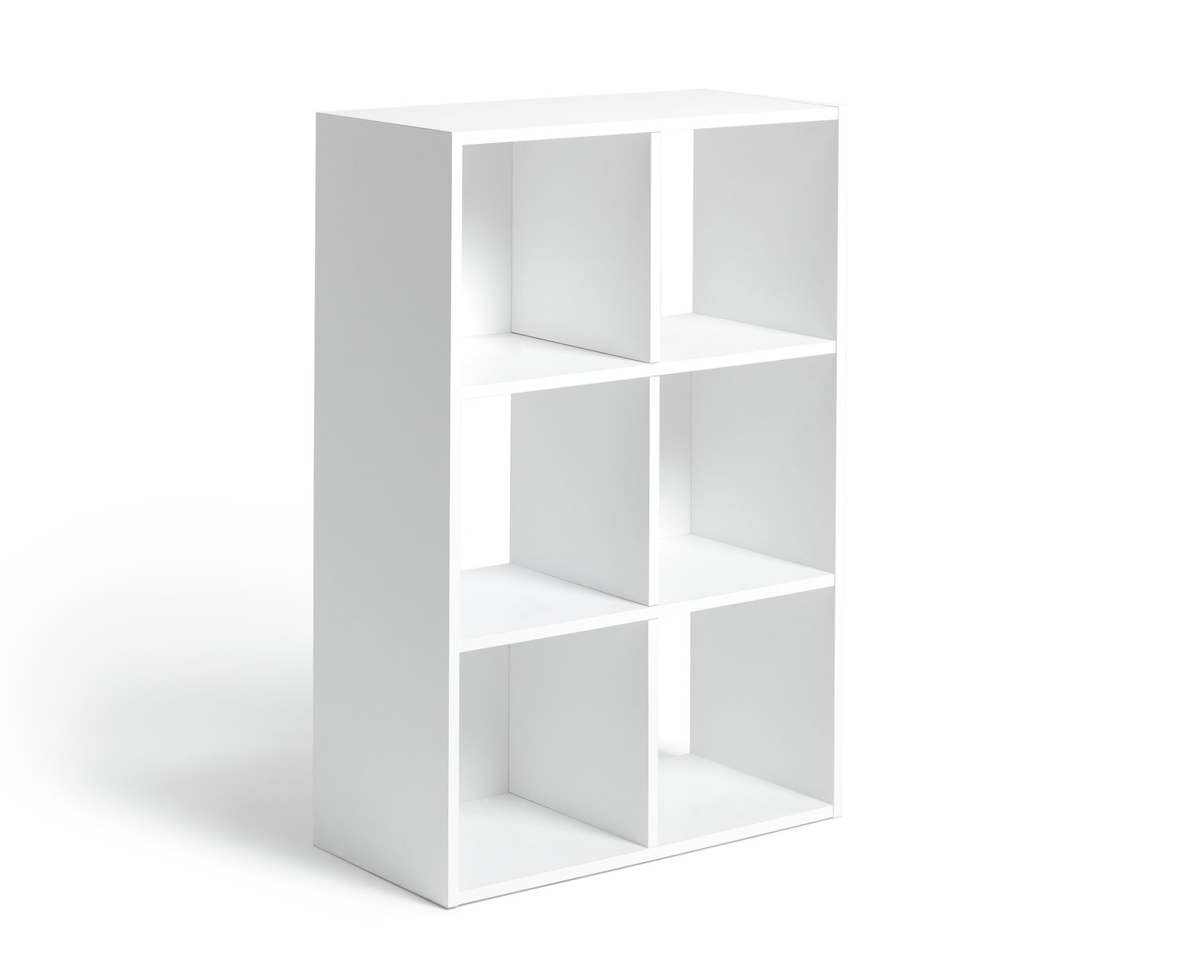 Habitat Squares Plus 6 Cube Storage Unit - White Gloss